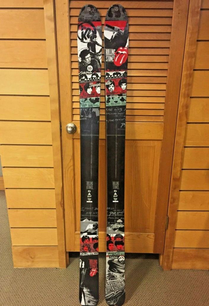 K2 Rolling Stones SideStash 50th Anniversary Edition Skis Size 174