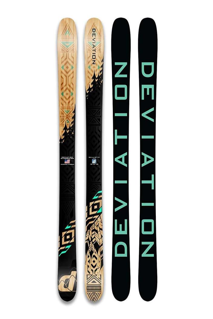 Deviation Ski & Snowboard Works The Ballistic - All Mountain HANDMADE -- 45% OFF