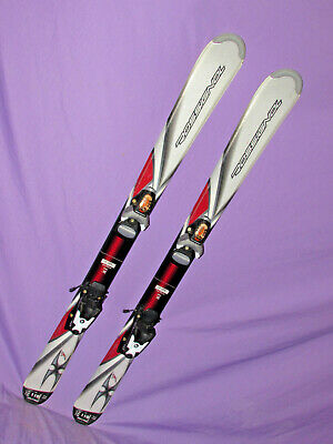 Rossignol XJ kid's jr skis 110cm with Rossignol COMP J kids youth ski bindings ~