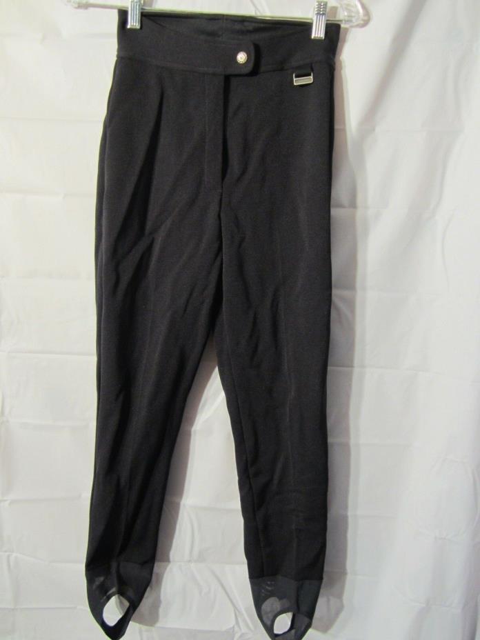 Vintage Edelweiss Skiwear Women's Black Skinny Stir Up Snow Pants - Size 6