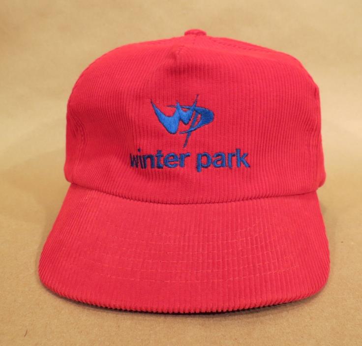 Winter Park Corduroy Baseball Cap / Hat | Colorado / CO | Snow | Ski | Skiing