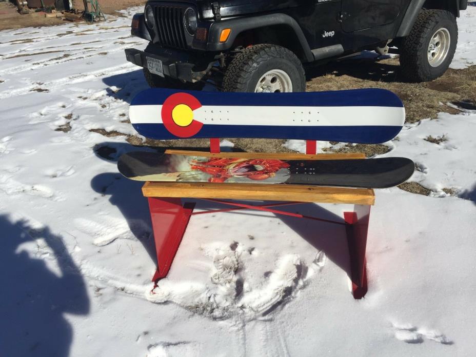 RED RIVER / NEW MEXICO / GREEN RUN LIFT CHAIR / SOLD OUT-BUT SNOWBOARD BENCH-YES