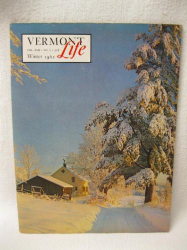 Vermont Life Magazine Winter 1962 Rt 100 Ski Areas Deer Back Issue Poster Sign