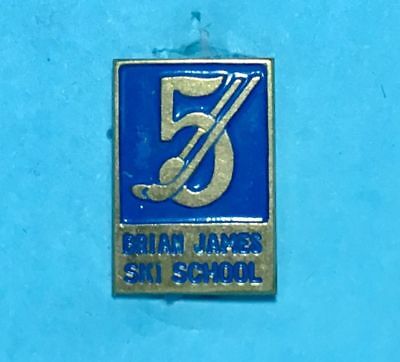 SKI Pin - Brian James SKI School 5 year Pin? -Skiing Pin