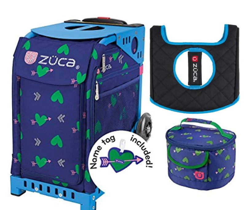 ZUCA Sport Bag - Cupid With Gift Lunchbox And Seat Cover (Blue Frame) Ice Winter