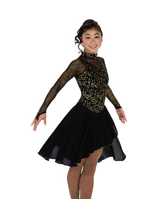 New Figure Skating Competition Dress Jerrys 266 24 carat AL Adult Large
