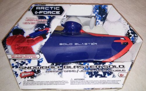 Artic Force Snowball Blaster Solo Target Game Dark Blue and Red
