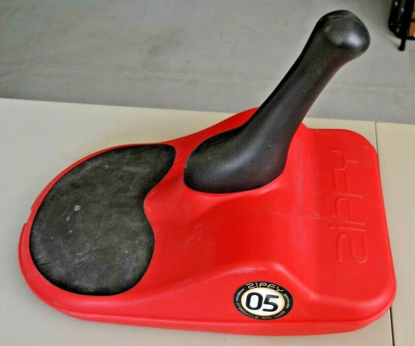 ZIPFY Freestyle Mini Luge Snow Sled, Firefly Red, Fast & Fun! Made in USA! COOL!