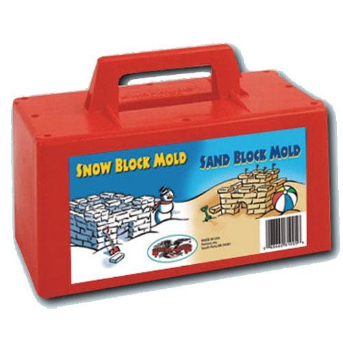 Flexible Flyer Snow Fort Building Block, Sand Castle Mold, Beach Toy Brick Form