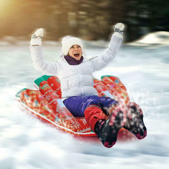 Alpine Blast 48 in. Tall x 64 in. W Inflatable Ugly Sweater Snow or Water Tube