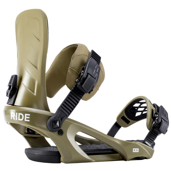 Brand New 2019 Mens Ride KX Snowboard Bindings Olive Large