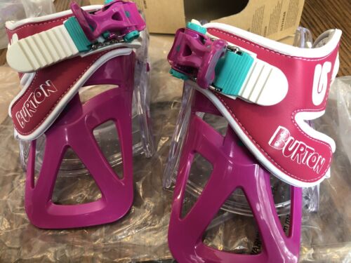 NEW BURTON GROM YOUTH BINDINGS PURPLE/PINK Incomplete Youth 1k - 3k