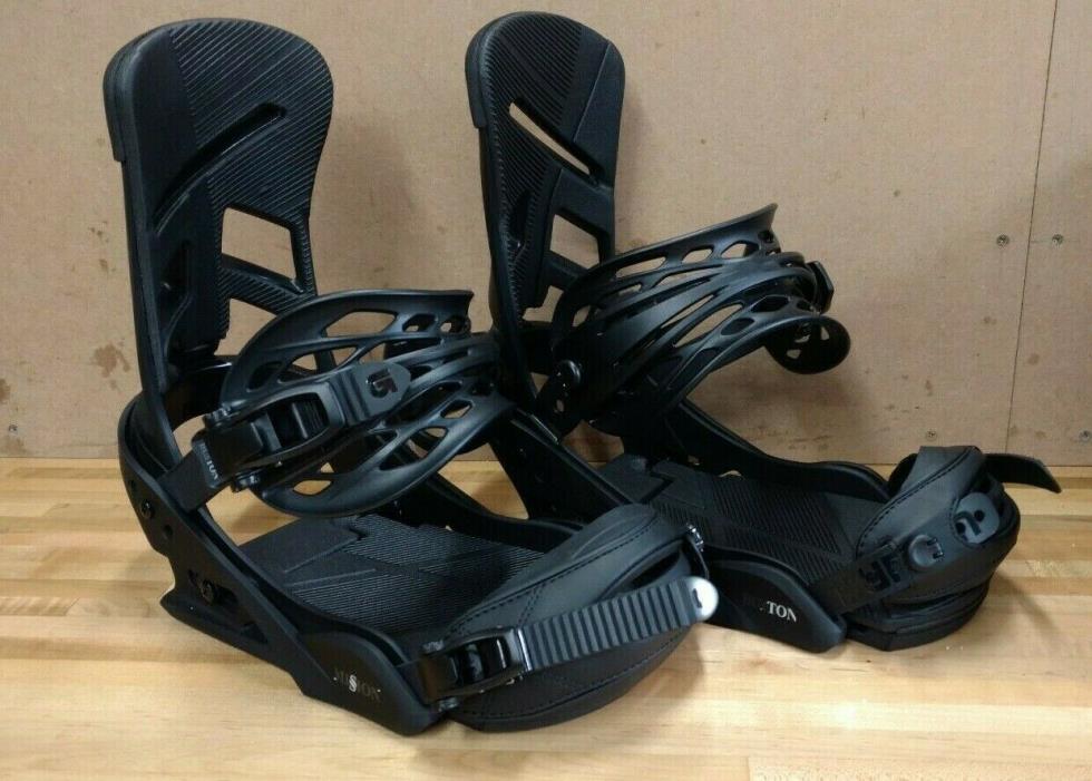 New Burton Snowboard Binding Mission Size Large Fits Boots size 11+ Black