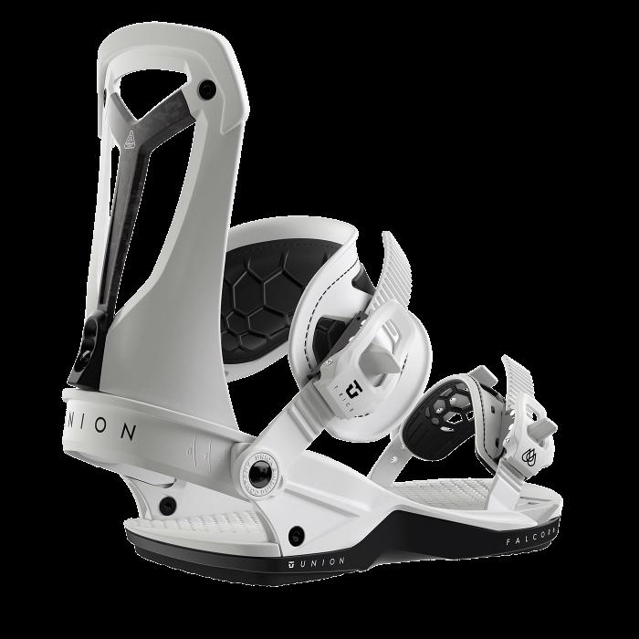 Brand New 2019 Mens Union Falcor Snowboard Bindings White Large