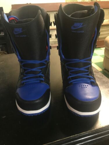 Nike SB Vapen Snowboard Boots Black/Royal Blue/White Mens Size 10 447125-041
