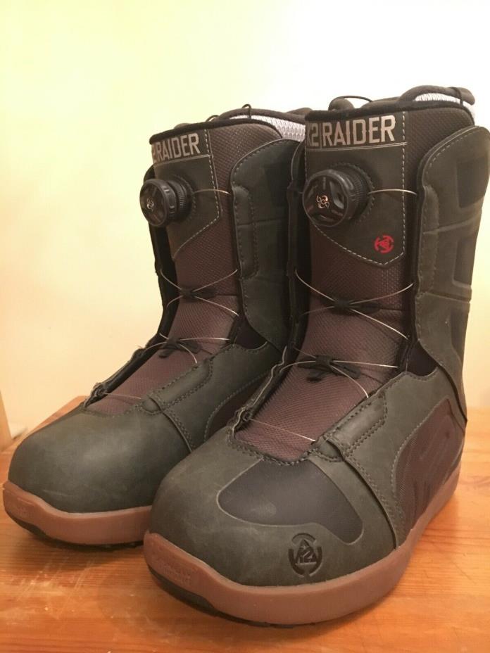K2 Raider Snowboard boots BOA size MENS 11