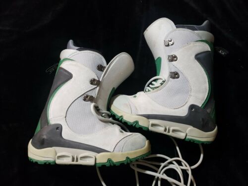 BURTON Ruler Mens Gray Lace Up Snowboarding Boots Snowboard Shoes Size 8