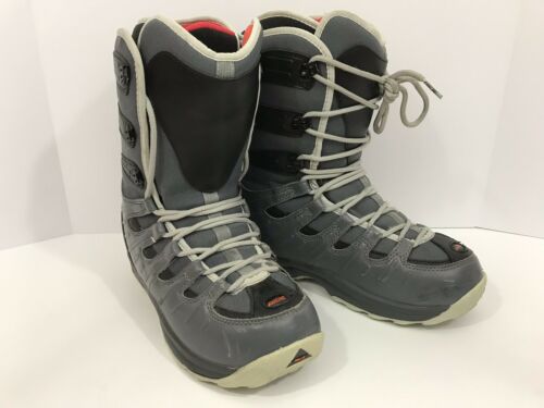 Distressed Ride Snowboard Boots Men's Size 11 Grey