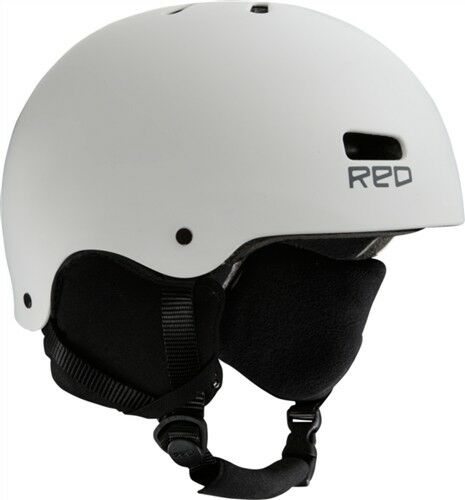 Burton RED Trace Snowboard Ski Helmet White ADULT MENS SMALL 55-57 CM REDPHONES