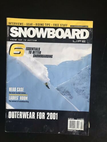 Vintage Snowboard LIFE Feb 2001