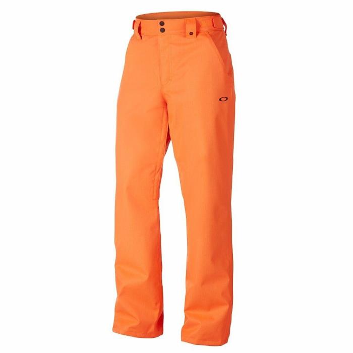 Oakley Mens Sunking 10K Biozone Shel Ski Snowboard Pant Size S Small Orange $140