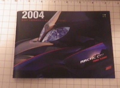 2004  Arctic Cat Snowmobile brochure, small size one.