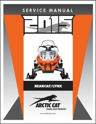 2015 Arctic Cat Bearcat / Lynx  ( 2000 5000 ) Snowmobiles Service Manual CD