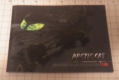 2005  Arctic Cat Snowmobile brochure, small size one.