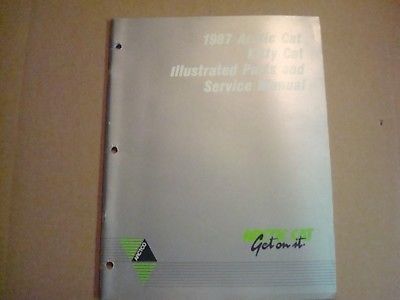 New Genuine Arctic Cat 1987 Kitty Cat Parts And Service Service Manual