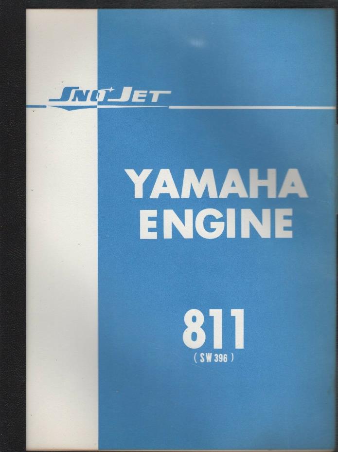 1971 SNO-JET SNOWMOBILE YAMAHA ENGINE 811 ( SW 396 ) PARTS MANUAL (1291)