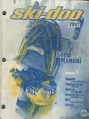2002 SKI-DOO SNOWMOBILE VOLUME 1, (SEE COVER LIST) SHOP MANUAL 484 200 032 (614)