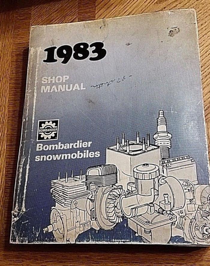 1983 BOMBARDIER SKI-DOO SNOWMOBILE SHOP MANUAL