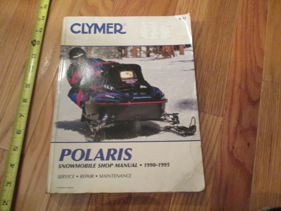 Polaris Snowmobile Shop Manual 1990 1995 service repair Maintenance Book