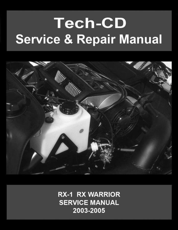 Yamaha RX-1 LE ER ERLE Mountain RX Warrior Service Repair Manual 2003 2004 2005