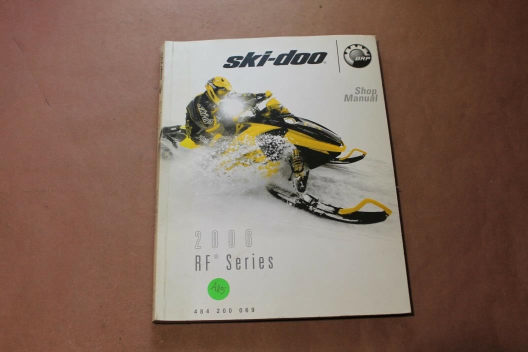 SKI-DOO shop manual 2006 RF Series 484 200 069 484200069