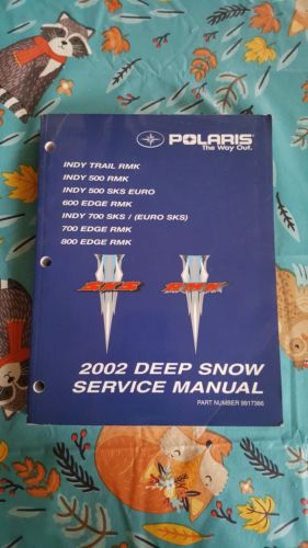 Polaris 2002 Deep Snow Service Manual P/N 9917366
