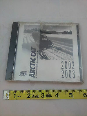 02 03 Arctic Cat Snowmobile service manual catalog CD new 4 stroke sealed repair