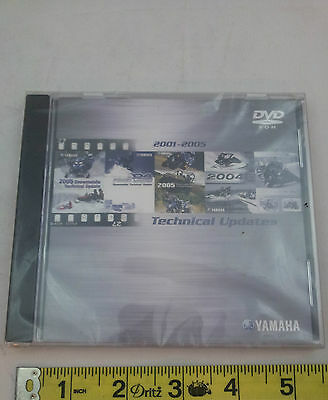 01 02 03 04 05 dvd Yamaha Snowmobile Atv Motorcycle Technical Updated Manual new