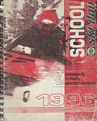 1996 SKI-DOO SNOWMOBILES SCHOOL MULTIPLE DAYS TECHNICAL MANUAL  (610)