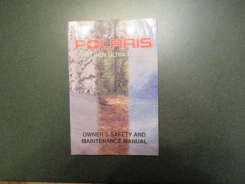 Polaris 1997 Indy Ultra Touring owners Safety and Maintenance Manual Snowmobile