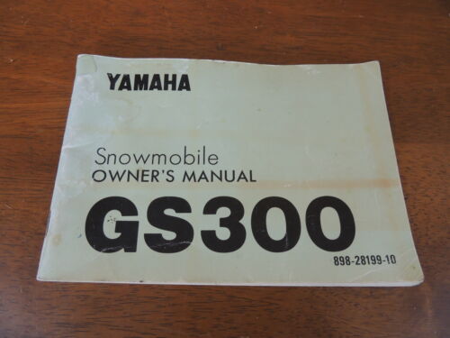 1976 Yamaha GS300 Owners Manual, 12628-98-00, Nice