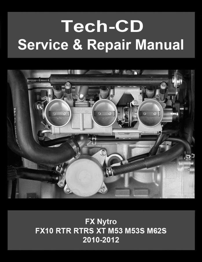 Yamaha FX Nytro Service & Repair Manual RTX XTX MTX SE153 SE162 2010 2011 2012