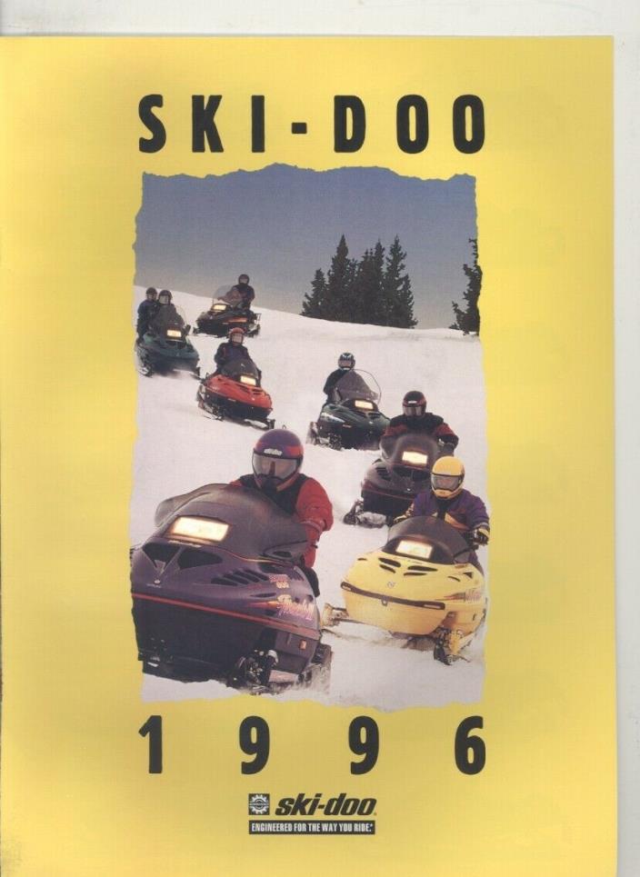 1996 Ski Doo Snowmobile Brochure wz9888