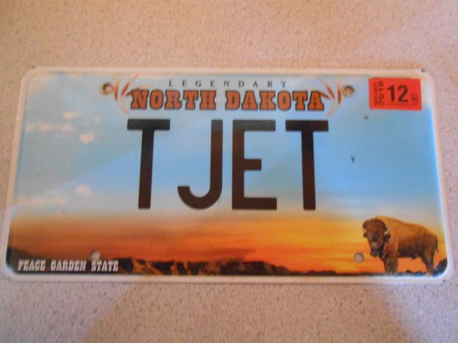 USED T JET Vanity License Plate Thunder Jet, Sno Jet Snowmobile