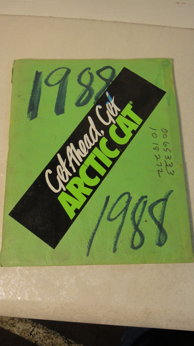 1988  Arctic Cat Service School  Free Shipping
