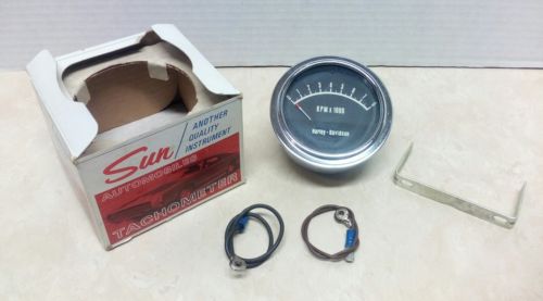 Vintage Harley Davidson Sun Electric Corp. Snowmobile Tachometer #92047-72 NOS -