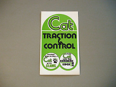Vintage Arctic Cat Traction & Control Foldout Brochure