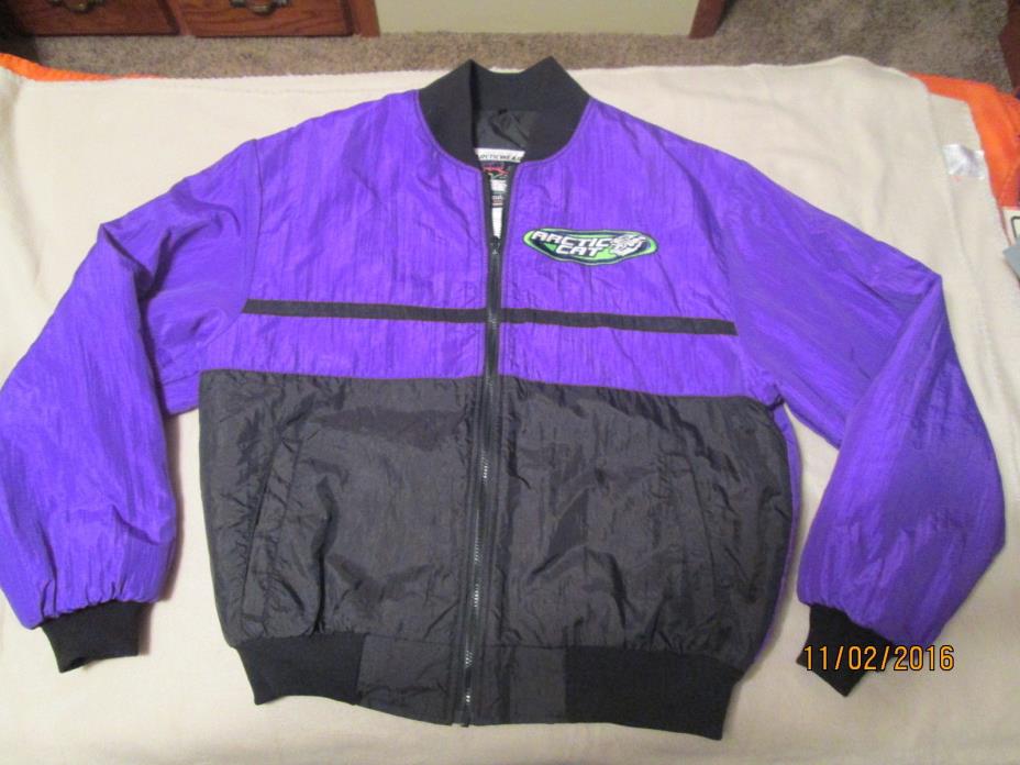 VINTAGE,WOMENS,MED,ARCTIC CAT,PURPLE,JACKET,ZIP OUT,ORIGINAL,MADE IN USA