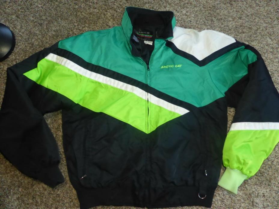 Vtg Arctic Cat Arcticwear Snowmobile Jacket Thinsulate 3M Liner Sz Men's M Tall