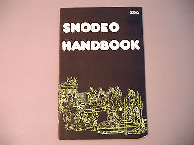 1970'S Vintage Arctic Cat Snodeo Instructions and Rule Handbook